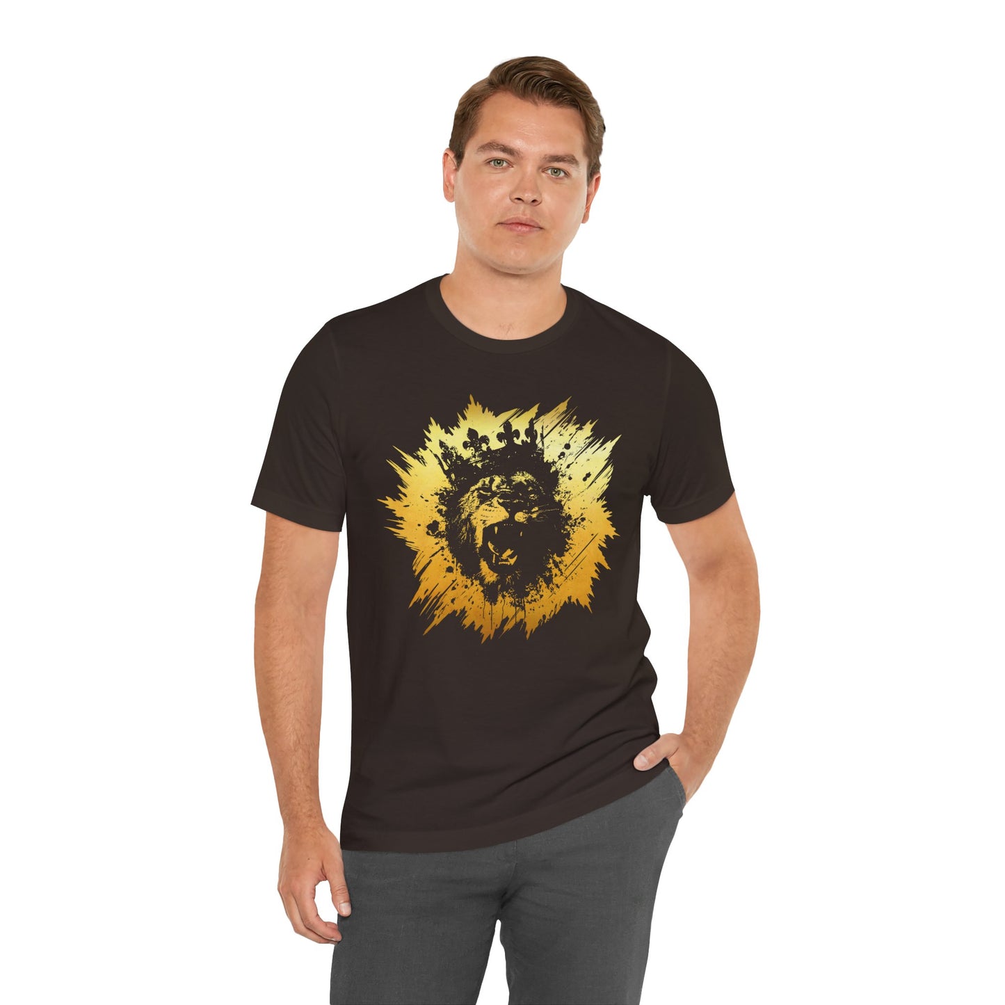 Golden King T-Shirt — Grunge King Graphic Tee