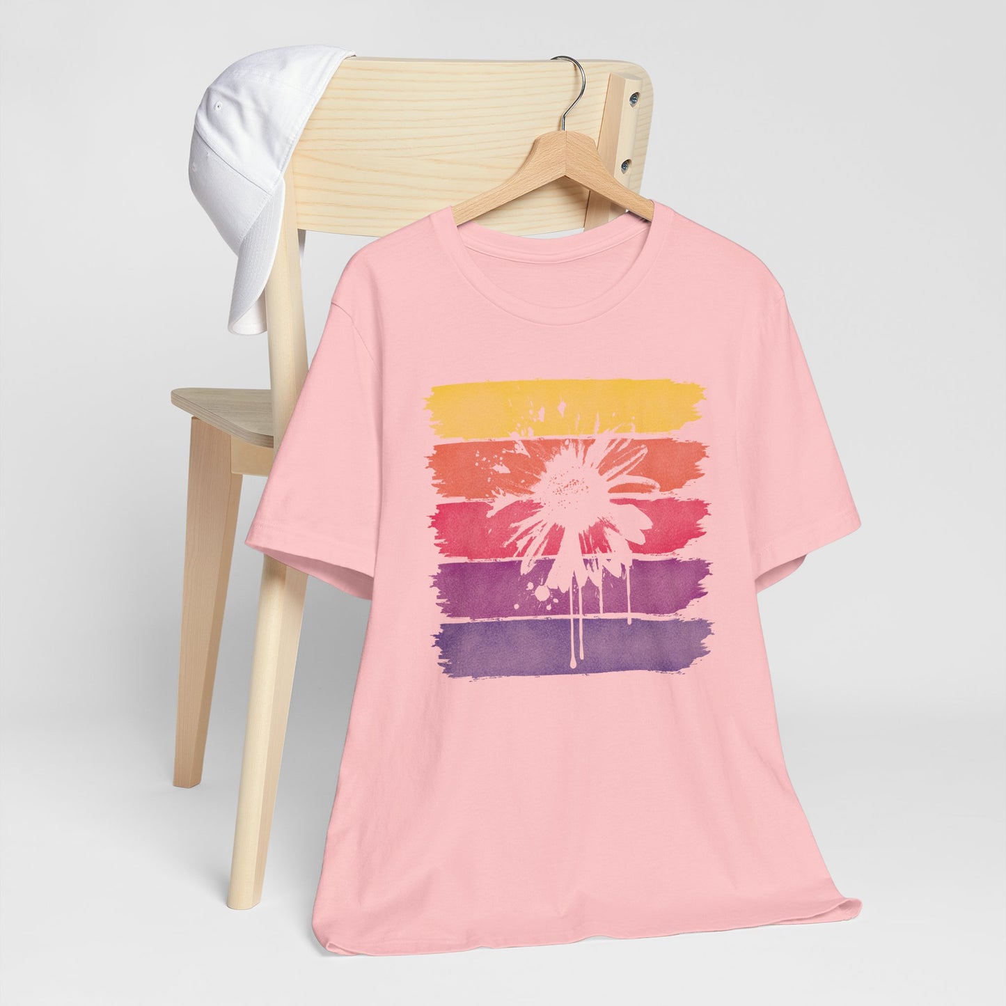 Paint-Splatter Daisy T-Shirt