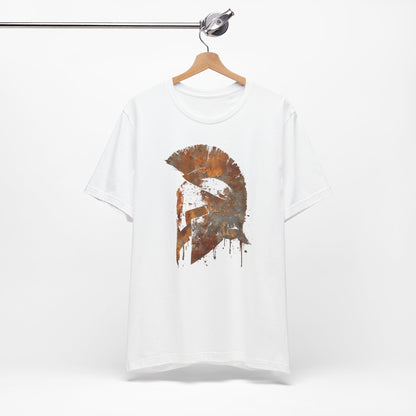 Spartan Helmet T‑Shirt — Rustic Warrior Graphic Tee
