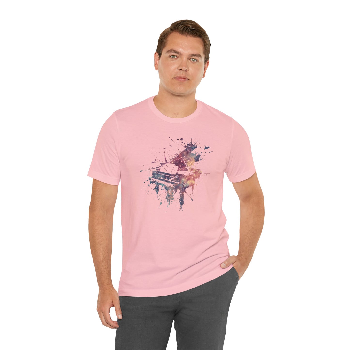 Play me to the Moon T‑Shirt — Colorful Music Lover Tee
