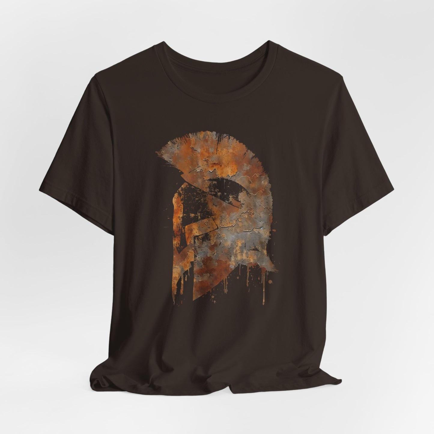 Spartan Helmet T‑Shirt — Rustic Warrior Graphic Tee