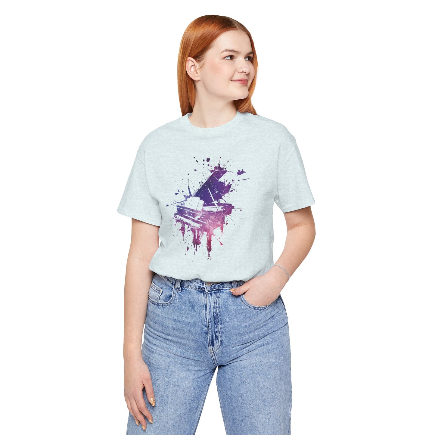 Play me to the Moon T‑Shirt — Colorful Music Lover Tee