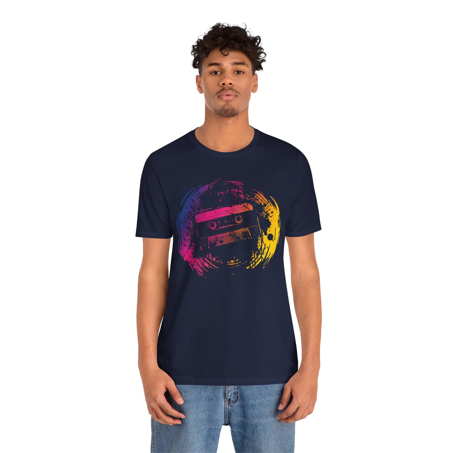 Retro Cassette Tape Tee — Vintage 80s Music Graphic T-Shirt