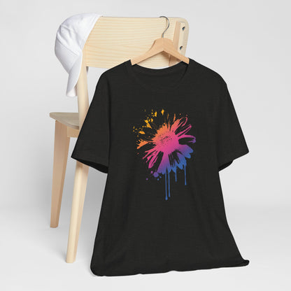 Paint-Splatter Daisy T-Shirt