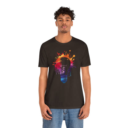 Creative Idea T-Shirt — Colorful Paint Splash Idea Tee