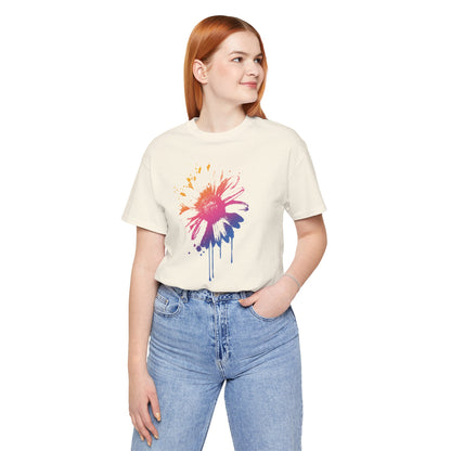 Paint-Splatter Daisy T-Shirt