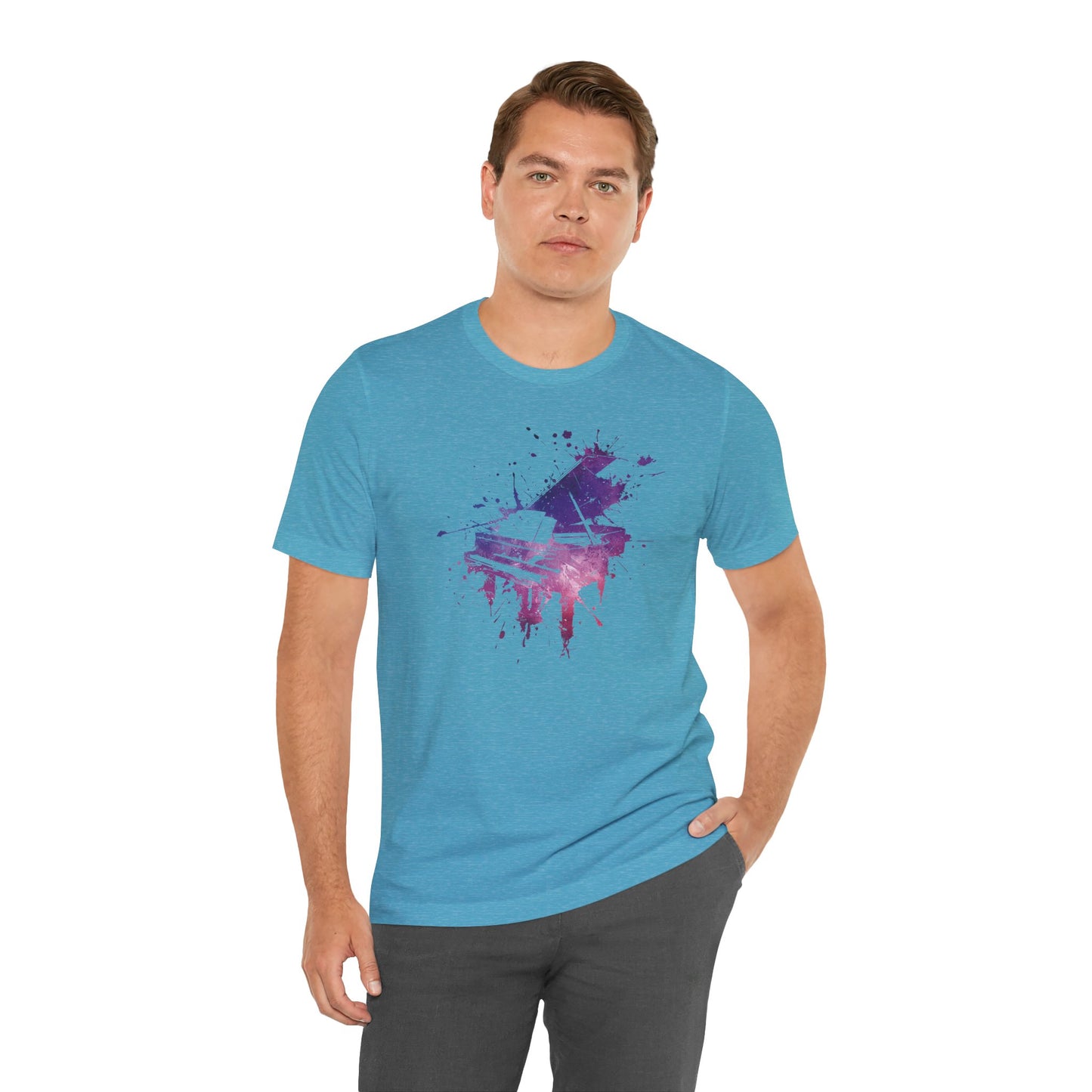 Play me to the Moon T‑Shirt — Colorful Music Lover Tee