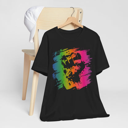 Fight the Power T‑Shirt — Neon Statement Tee