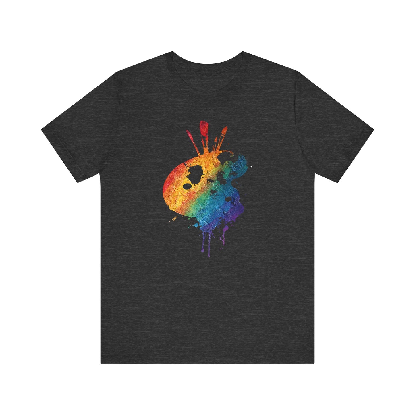 Watercolor Paint Palette T-Shirt — Rainbow Artist Tee