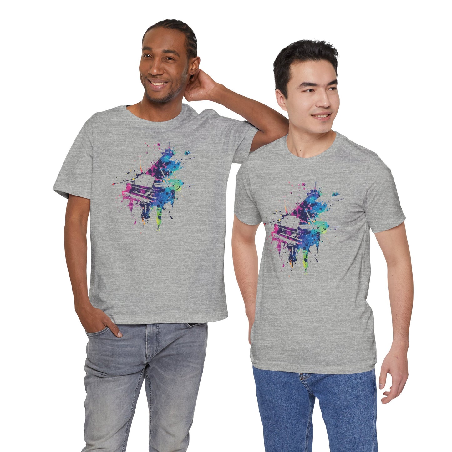 Play me to the Moon T‑Shirt — Colorful Music Lover Tee