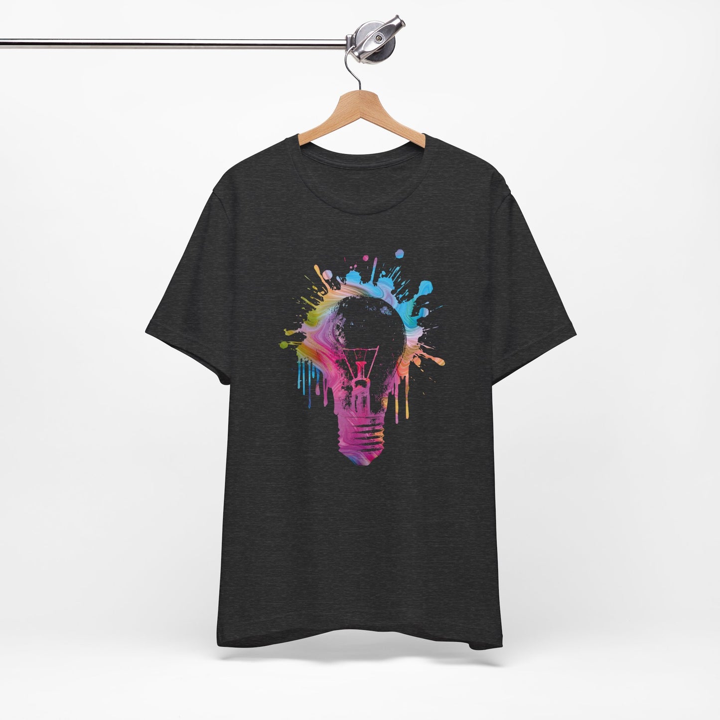 Creative Idea T-Shirt — Colorful Paint Splash Idea Tee