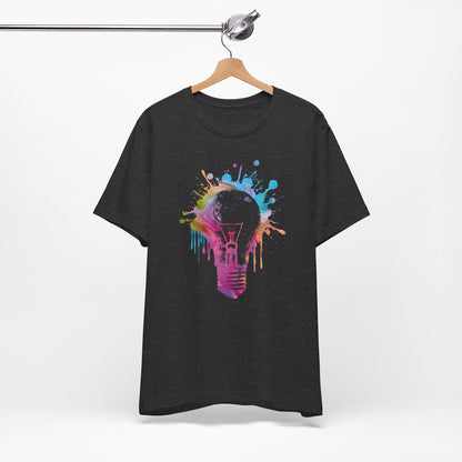 Creative Idea T-Shirt — Colorful Paint Splash Idea Tee