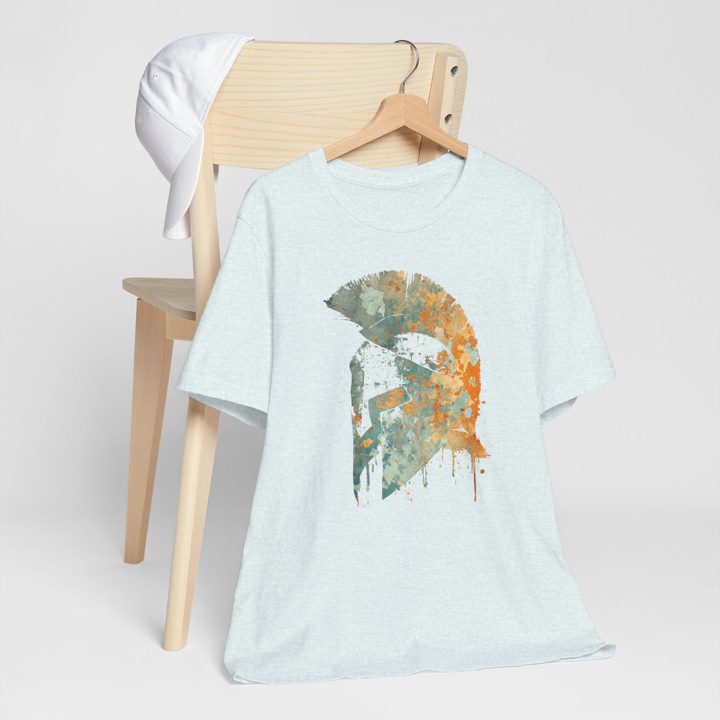 Spartan Helmet T‑Shirt — Rustic Warrior Graphic Tee