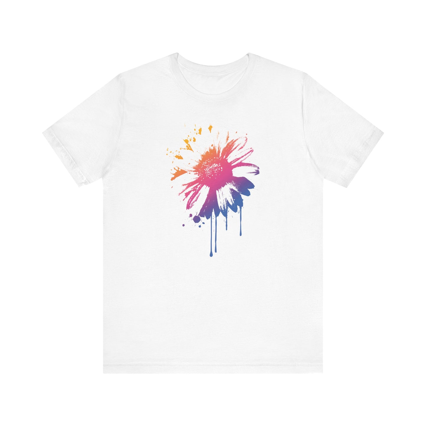 Paint-Splatter Daisy T-Shirt