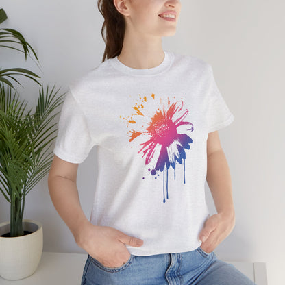 Paint-Splatter Daisy T-Shirt