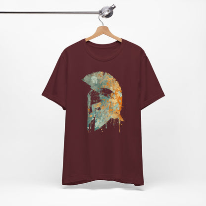 Spartan Helmet T‑Shirt — Rustic Warrior Graphic Tee