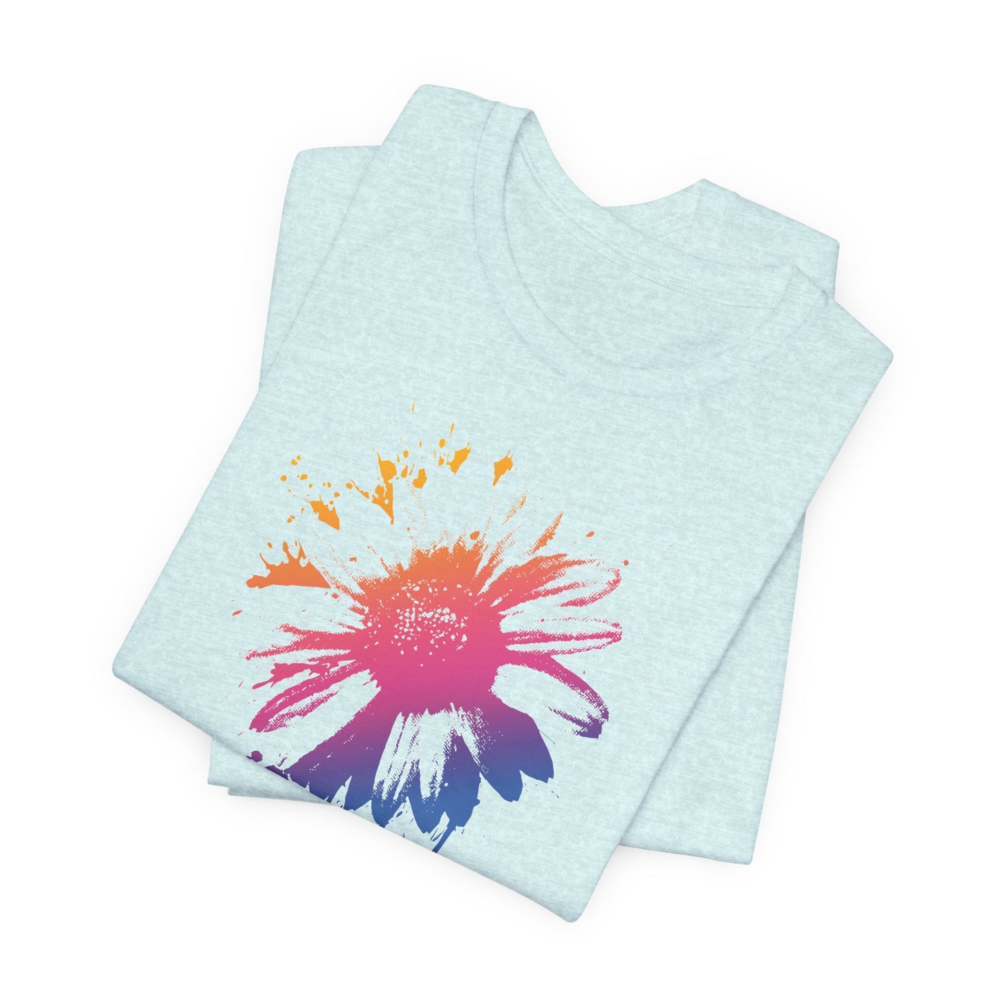 Paint-Splatter Daisy T-Shirt