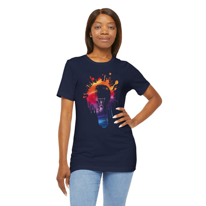 Creative Idea T-Shirt — Colorful Paint Splash Idea Tee