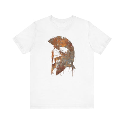 Spartan Helmet T‑Shirt — Rustic Warrior Graphic Tee