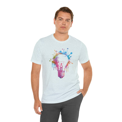 Creative Idea T-Shirt — Colorful Paint Splash Idea Tee