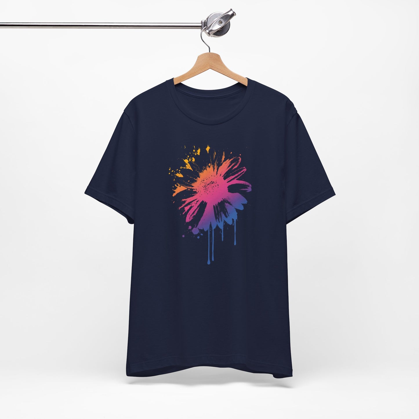 Paint-Splatter Daisy T-Shirt