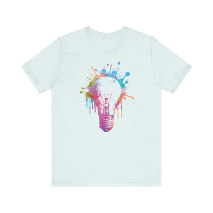 Creative Idea T-Shirt — Colorful Paint Splash Idea Tee