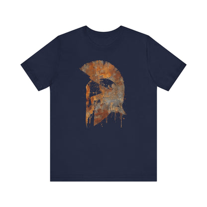 Spartan Helmet T‑Shirt — Rustic Warrior Graphic Tee