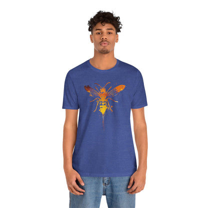 Sting Like a Bee Graphic Tee — Orange Watercolor Bee Shirt