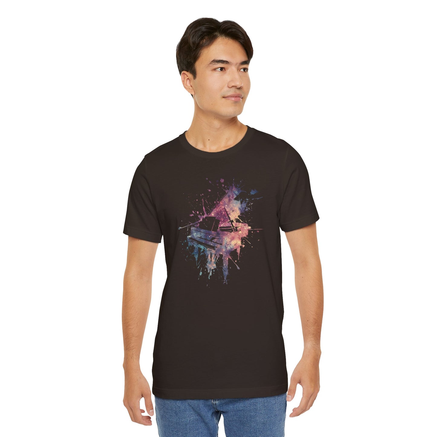 Play me to the Moon T‑Shirt — Colorful Music Lover Tee