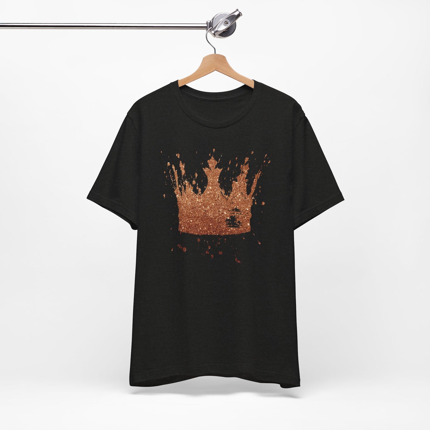 Golden Crown T-Shirt — Vintage Royalty Graphic Tee