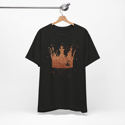 Golden Crown T-Shirt — Vintage Royalty Graphic Tee