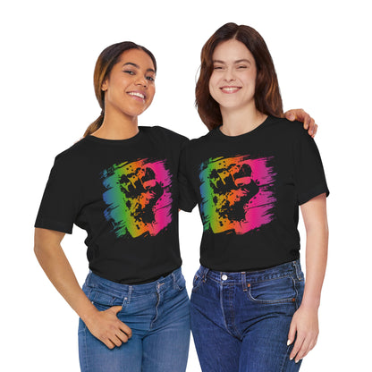 Fight the Power T‑Shirt — Neon Statement Tee