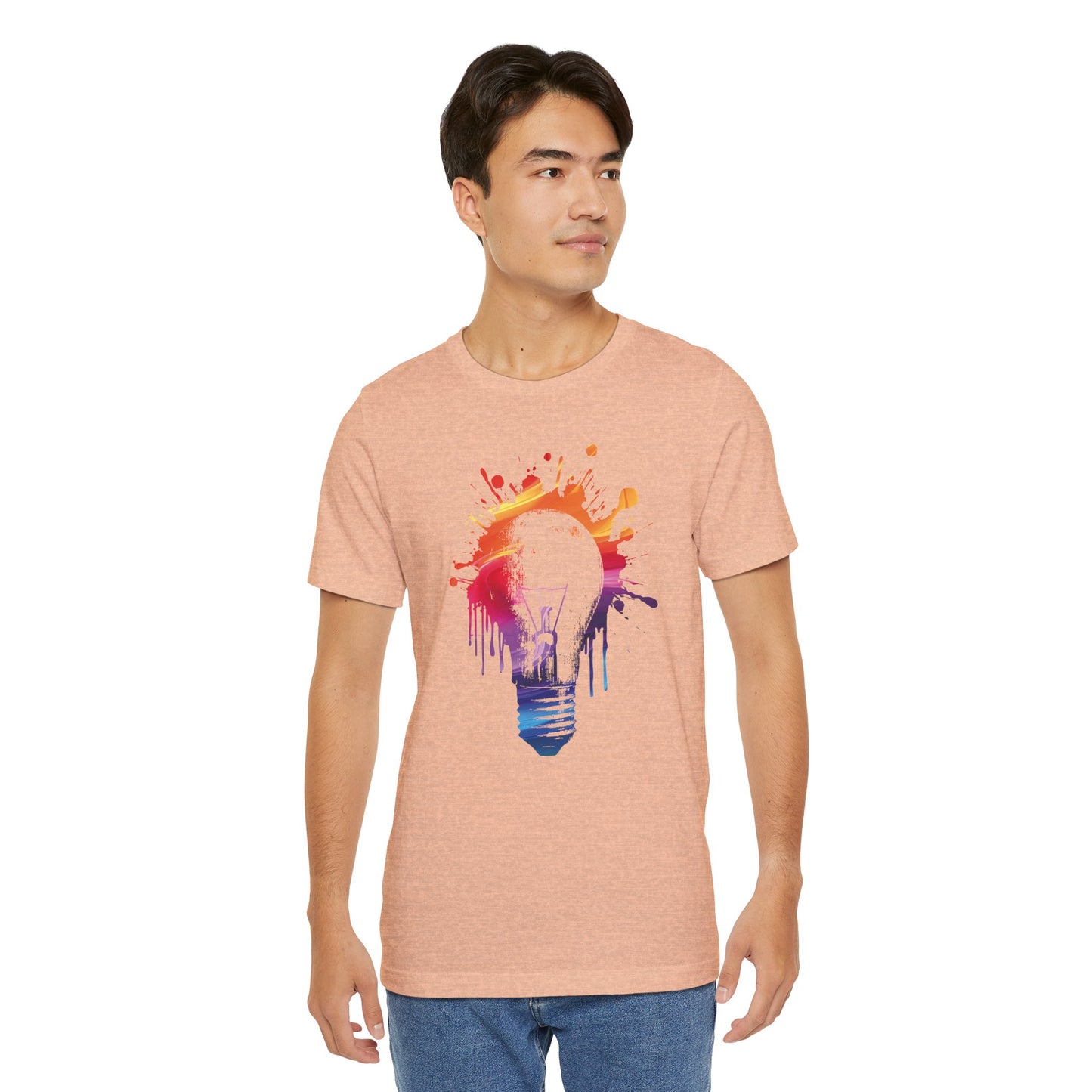 Creative Idea T-Shirt — Colorful Paint Splash Idea Tee