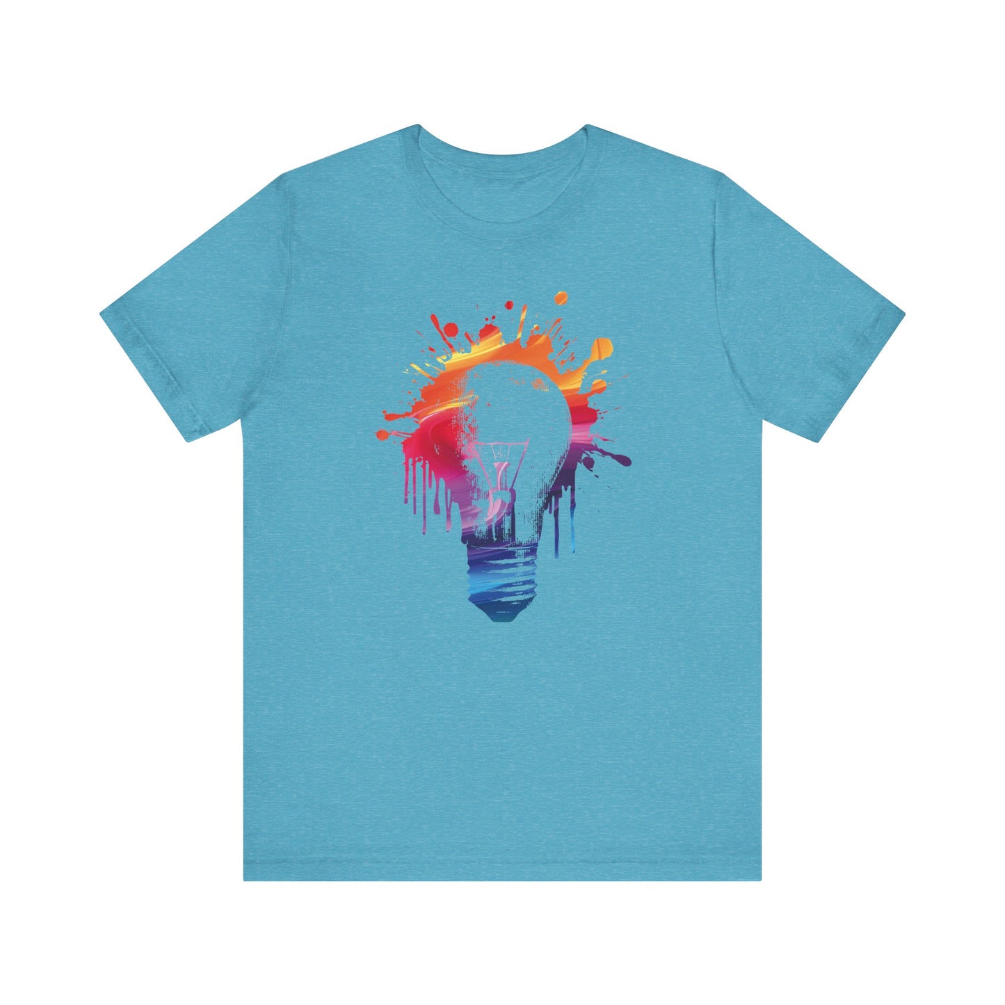 Creative Idea T-Shirt — Colorful Paint Splash Idea Tee