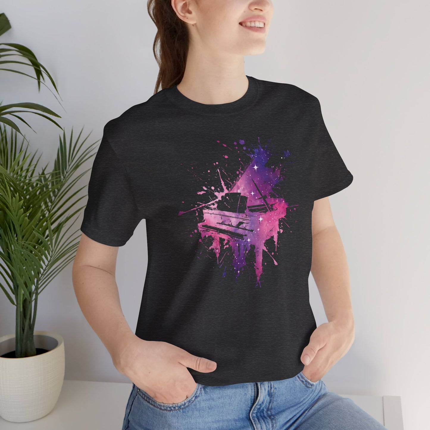 Play me to the Moon T‑Shirt — Colorful Music Lover Tee