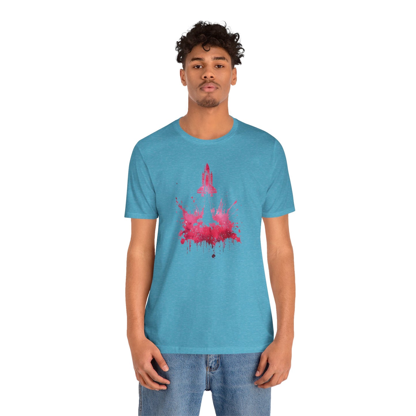 Galaxy Rocket Splash T-Shirt