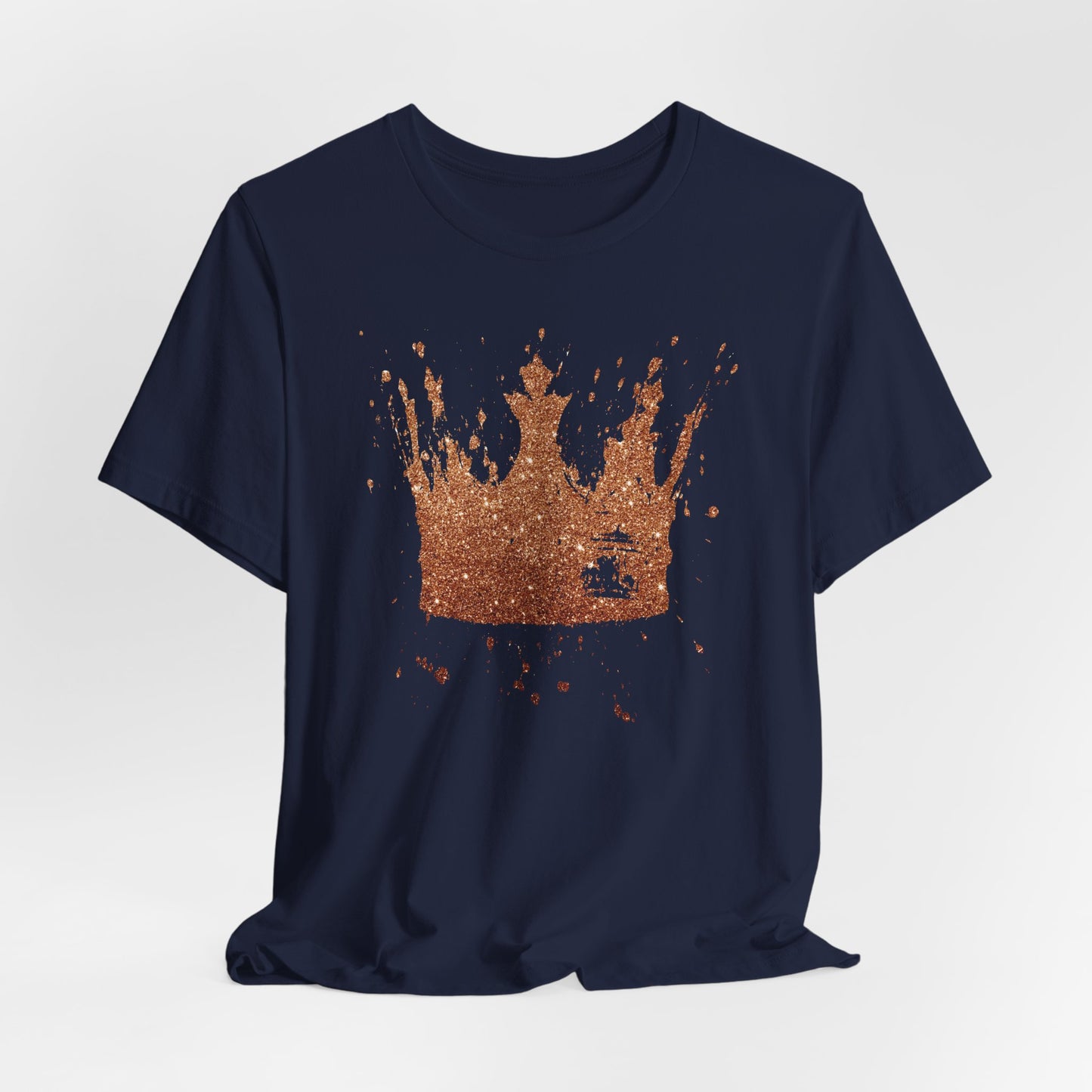 Golden Crown T-Shirt — Vintage Royalty Graphic Tee