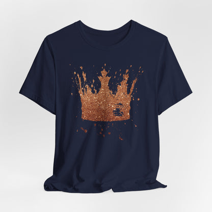 Golden Crown T-Shirt — Vintage Royalty Graphic Tee