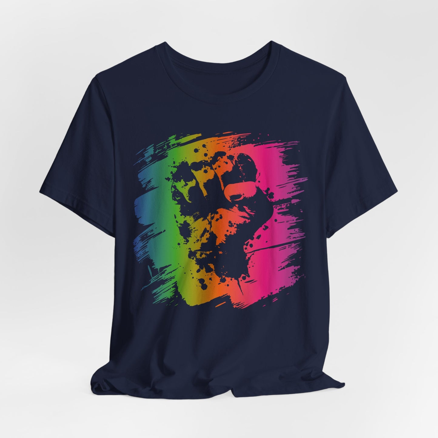 Fight the Power T‑Shirt — Neon Statement Tee