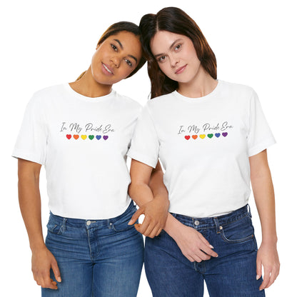 Pride Heart Tee — "In My Pride Era" Rainbow Hearts T-Shirt
