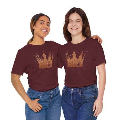 Golden Crown T-Shirt — Vintage Royalty Graphic Tee
