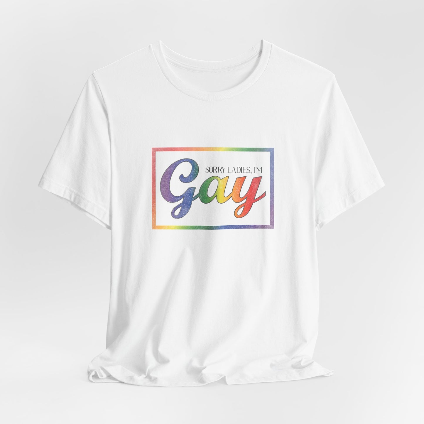 Gay Rainbow Pride Tee — Retro 'Proud to Be Gay' Graphic T-Shirt