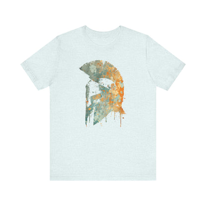 Spartan Helmet T‑Shirt — Rustic Warrior Graphic Tee