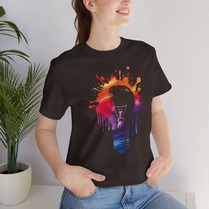 Creative Idea T-Shirt — Colorful Paint Splash Idea Tee