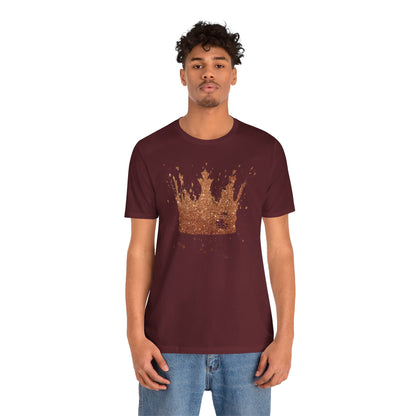 Golden Crown T-Shirt — Vintage Royalty Graphic Tee