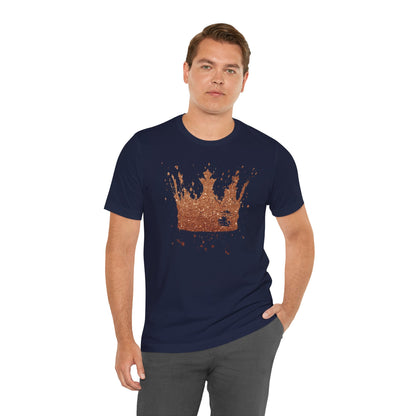 Golden Crown T-Shirt — Vintage Royalty Graphic Tee