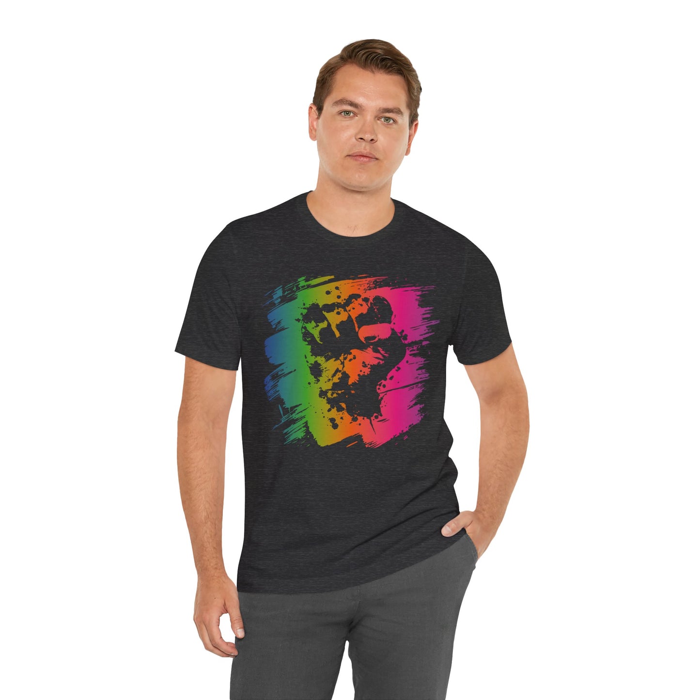 Fight the Power T‑Shirt — Neon Statement Tee