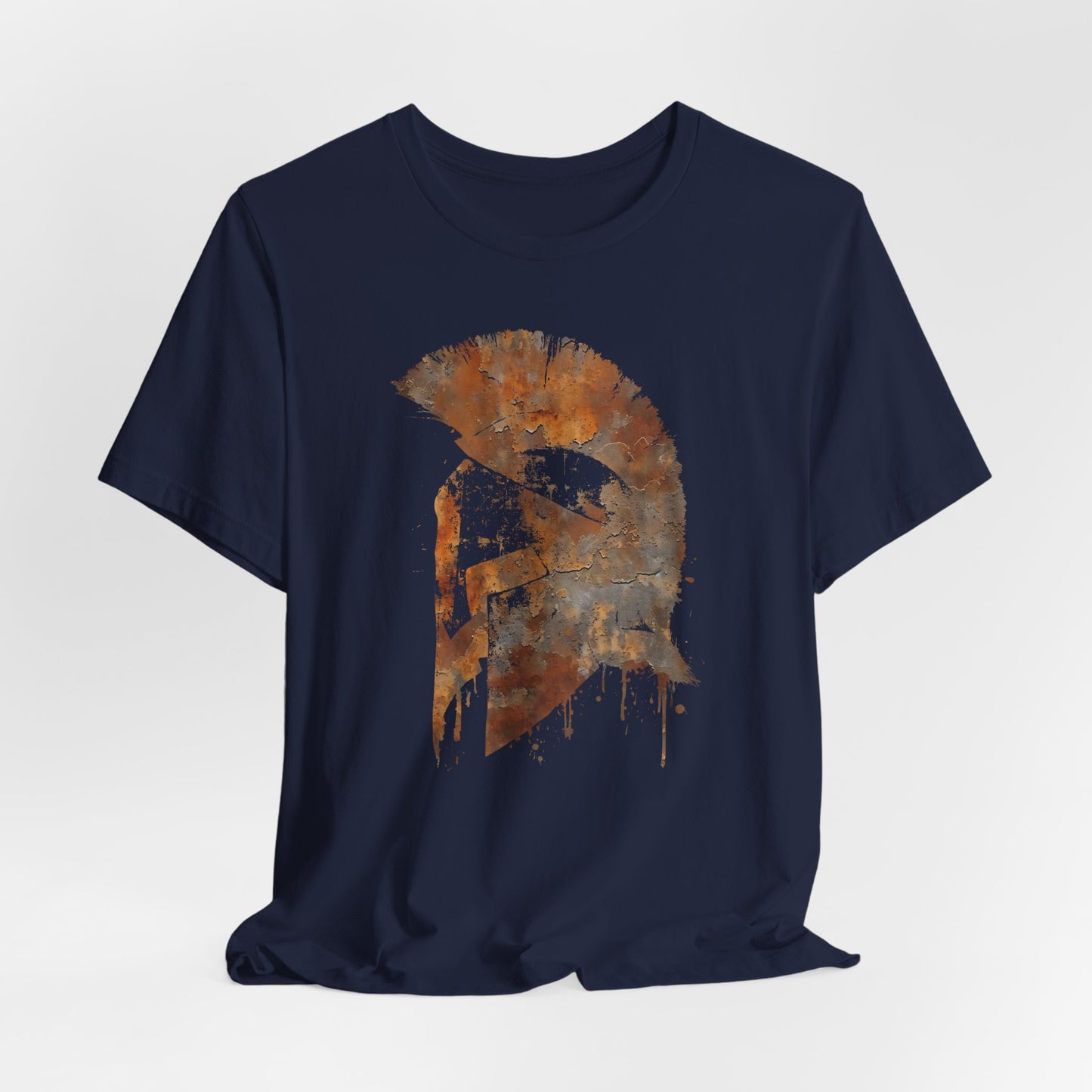 Spartan Helmet T‑Shirt — Rustic Warrior Graphic Tee