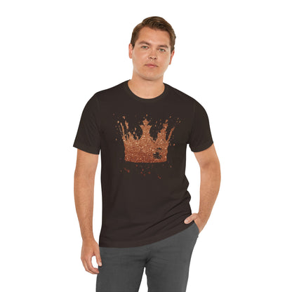 Golden Crown T-Shirt — Vintage Royalty Graphic Tee