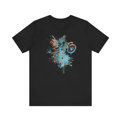 Motocross Splash Graphic Tee — Dirt Bike Rider Art T-Shirt